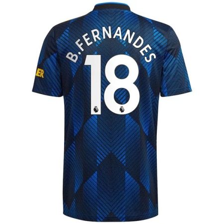 Camisola Manchester United B.Fernandes 18 3ª 2021 2022